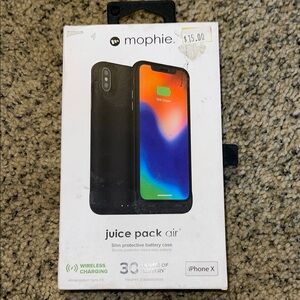 Mophie Black Juice Pack Air for iPhone X